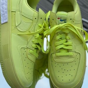 “New” Lime Green Unisex sneakers, size 9 never been worn.